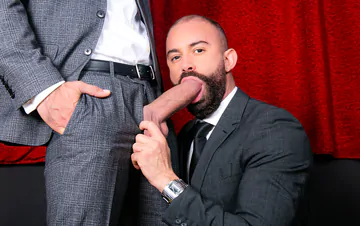 Sir Peter big cock fucking Bruno Max