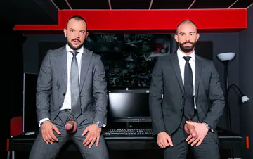 Sir Peter big cock fucking Bruno Max