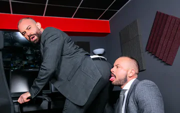 Sir Peter big cock fucking Bruno Max