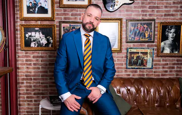 Men having sex in the barber shop