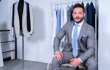 Men in grey suits fucking