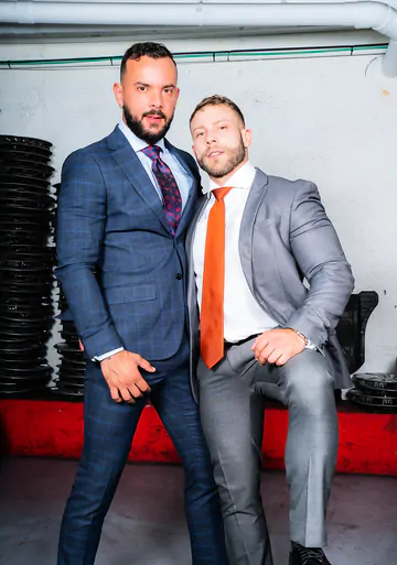 Porn stars fucking in a garage