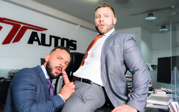 Porn stars fucking in a garage