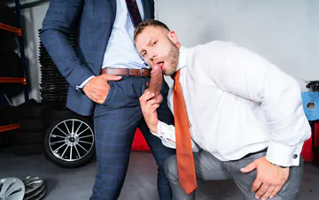 Porn stars fucking in a garage