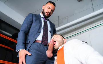 Porn stars fucking in a garage