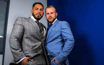 Men in an office fucking