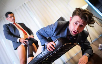 Rocky Vallarta boning Drew Dixon