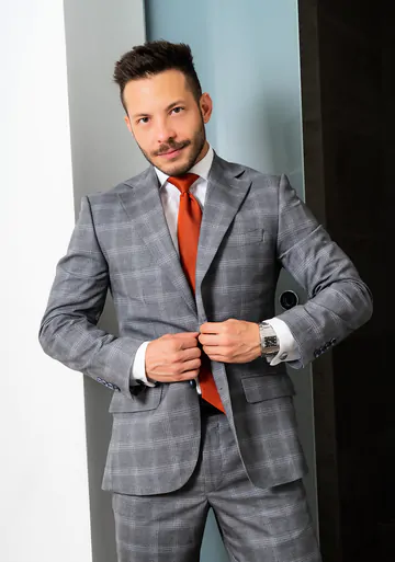 Clothed guys fucking in the shower