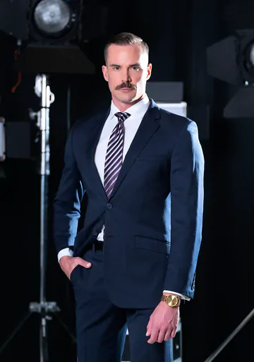 Men in a TV studio fucking