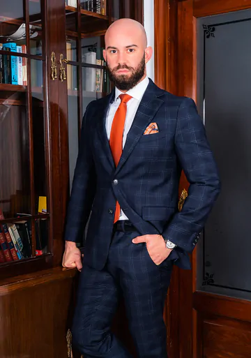 Two guys in suits fucking