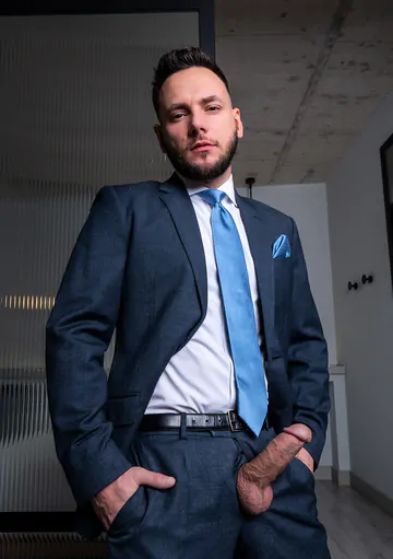 Men with beards having sex