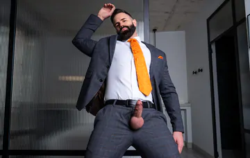 Men with beards having sex