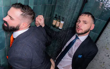 Men with beards having sex