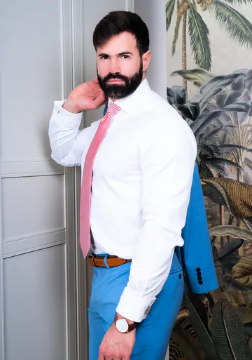 Bearded guys in suits fucking