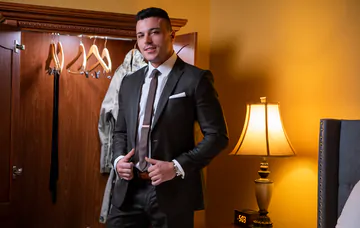 Hot guy with a muscular body