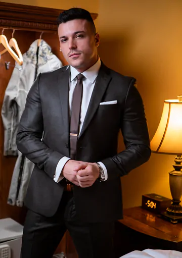 Hot guy with a muscular body