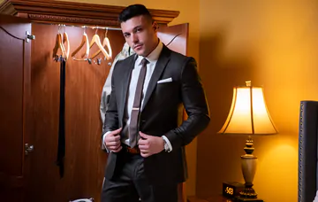 Hot guy with a muscular body