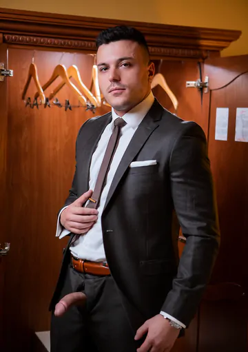 Hot guy with a muscular body