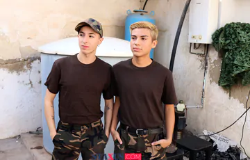 Latino army gay boys fucking