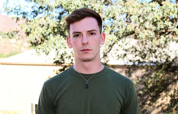 Cute guy showing his hard dick