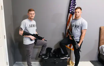 Guy with a hairy chest fucking