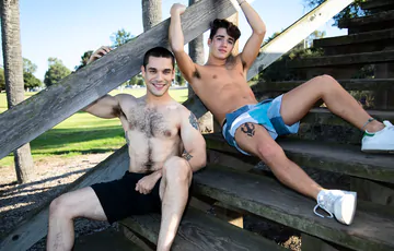 Hairy guy getting plowed