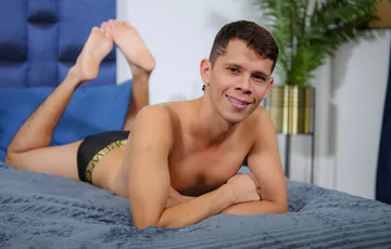 Cute boy with a smooth asshole