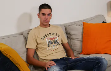 Handsome boy with a smooth cock and ass