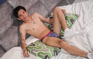 Hot Latino with a fat dick