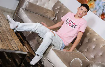 Handsome Latino with a fat cock