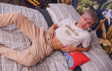 Cute boy with a nice penis