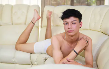Sexy boy with a beautiful penis