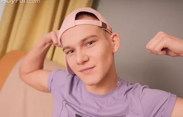 Sexy boy masturbating and cums