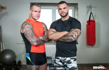 Wrestling guys getting naughty