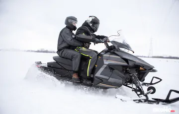 Snowmobile guys having sex