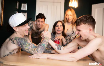 Tattooed guy fucking tight ass