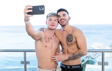 Sexy gay porn stars in action