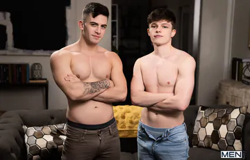 Sexy twink fucking a stud