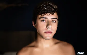 Chris Damned cumming on Joey Mills