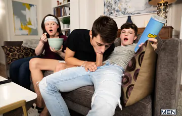 Cute gay boys bareback fucking