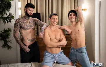 Three guys from Men having sex