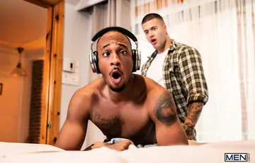 Two whites and a black fucking
