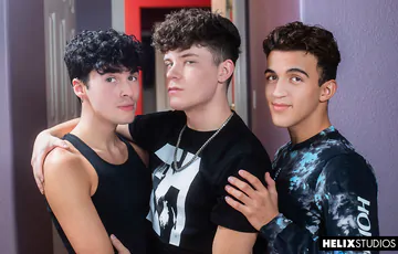 Three boys from Helix Studios