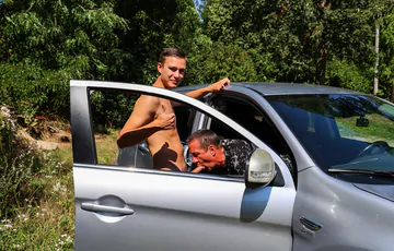 Sexy boy fucking a mature man
