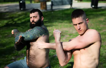 Markus Kage fucking a smooth stud