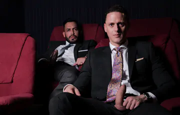 Fat cock guys at the cinema