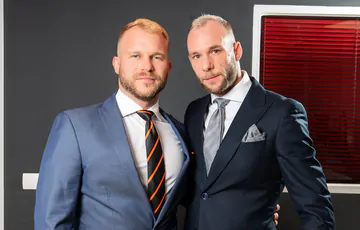 Business men fucking in the bathroom