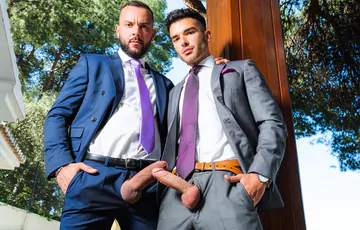 Sir Peter big cock fucks Pol Prince