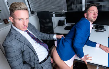 Gay men in suits fucking