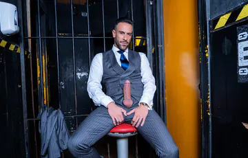 Man showing his big dick